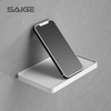 Bathroom Toilet Paper Holder Saige New with Phone Shelf for Home Wall Mount Black Graphic Design Modern ABS White/black Saigood