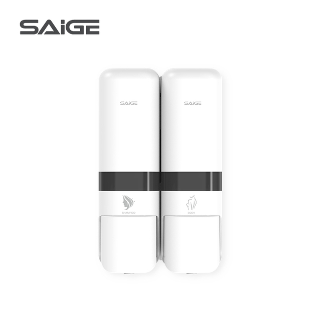 Saige Wall Mounted Double Liquid Soap Dispensers