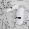 Saige 200ml*2 Bathroom White Wall Mount Manual Liquid Soap Dispenser for Shower