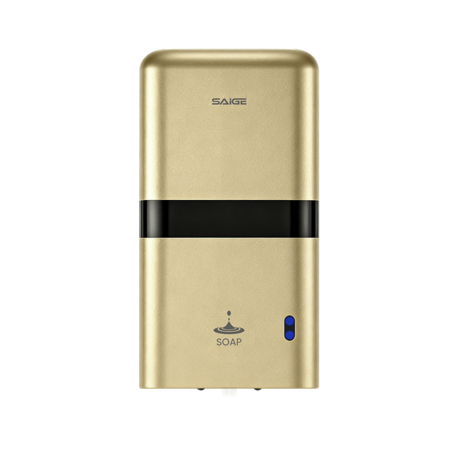 Bathroom Wall Mounted Golden ABS Plastic Refillable Automatic Foam Soap Dispenser