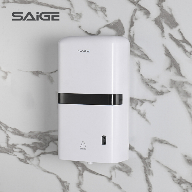 Plastic White Automatic Wall-Mount Soap Dispenser