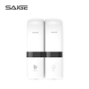 Saige 200ml*2 Bathroom White Wall Mount Manual Liquid Soap Dispenser for Shower