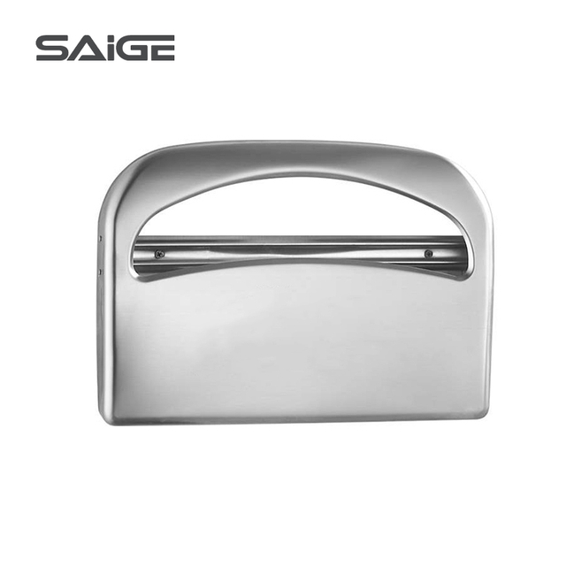 Silver Stainless Steel Airport Paper Seat Cover Dispenser