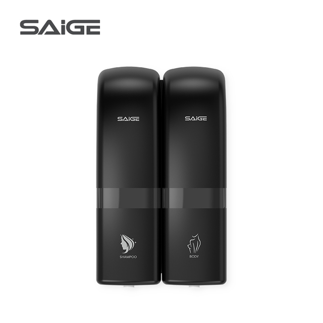 Saige Bathroom Wall Mount Two in One Manual Liquid Shower Soap Dispenser