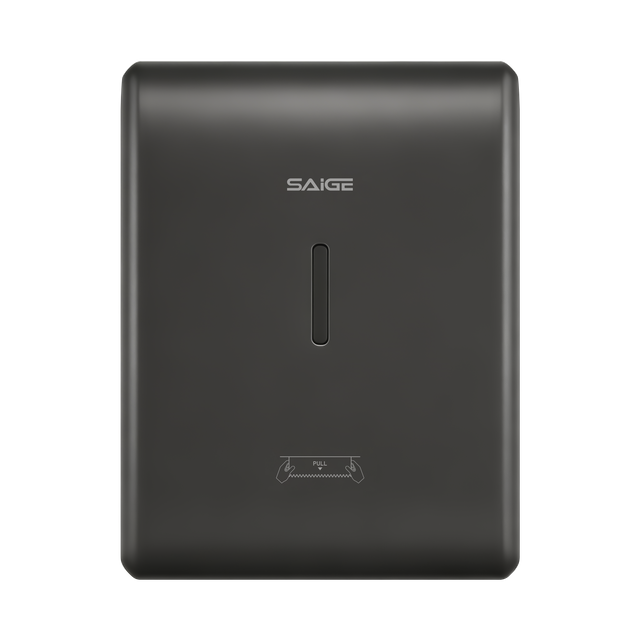 Saige Wall Mounted Jumbo Roll Paper Towel Dispenser with Manual Pull Auto Cut