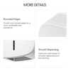 Saige New ABS Plastic Wall Mounted Paper Towel Dispenser for Roll Tissue Paper