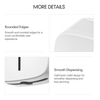 ​Saige Wall Mounted Manual Multifold Toilet Hand Paper Dispenser